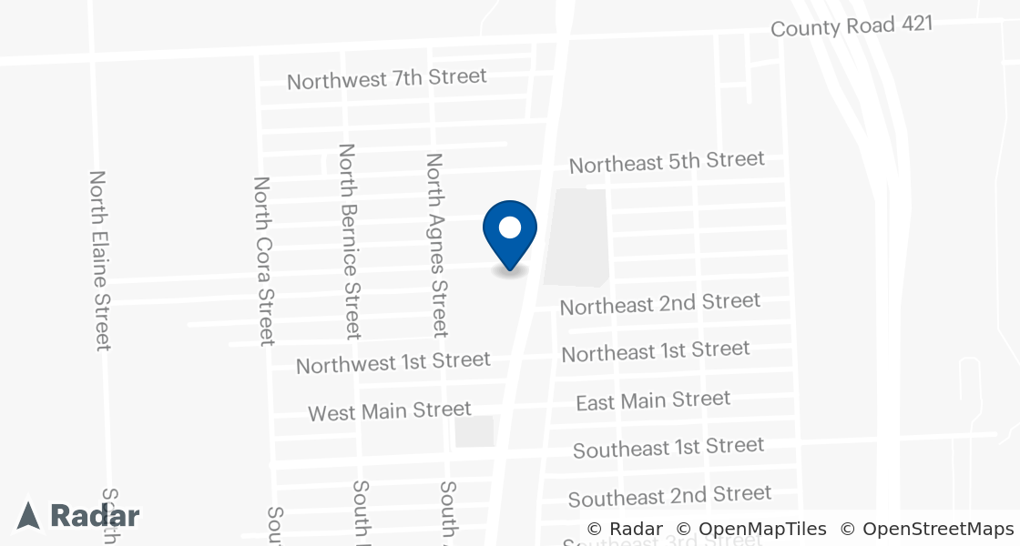 Map of Dairy Queen Location:: 323 N Broadway, Premont, TX, 78375